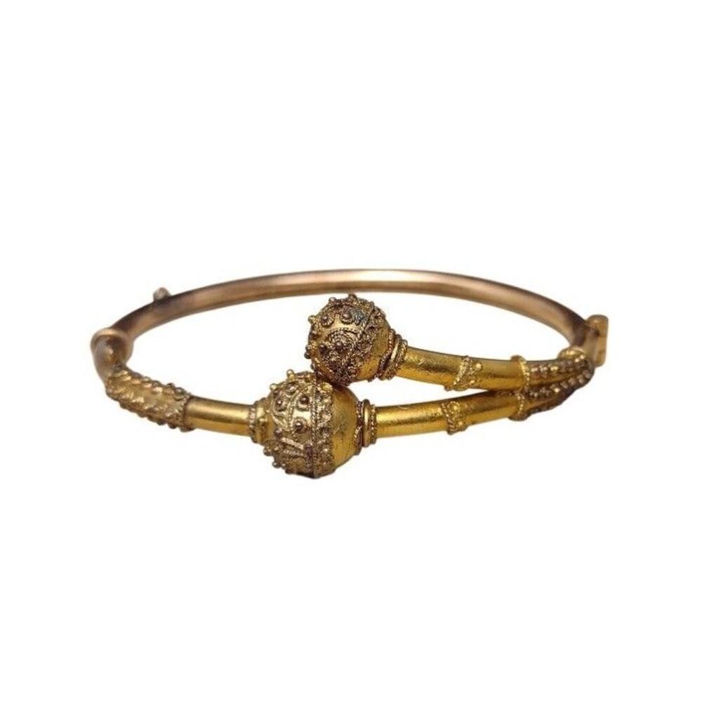 Antique Victorian Wedding Bracelet 14k Gold Filled 9.9 grams